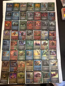 Lot Of 56 FOIL ETCHED Commander Legends Battle Baldur's Gate ALL COMMANDERS - Image 1