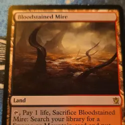 Magic: The Gathering Bloodstained Mire Khans of Tarkir Rare Land 230 Regular En… - Image 2