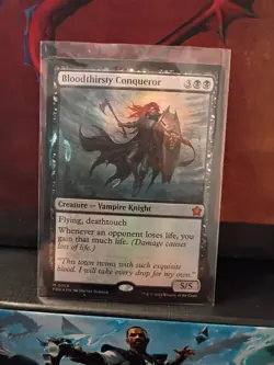 Bloodthirsty Conqueror Foundations Foil 58- MTG- NM **FRESH** - Image 1