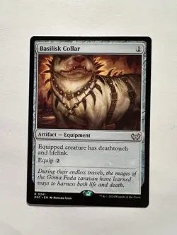 Basilisk Collar - MTG Duskmourn: House of Horror: Commander - NM - Image 1