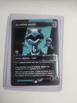 Big Mother Mouser Borderless Surge Foil Commander: Teenage Mutant Ninja Turtles - Image 1