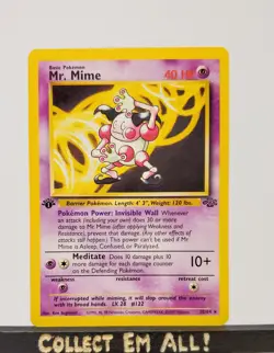 1st Edition Pokemon Jungle WoTC Vintage - Free shipping after first card! - Image 2