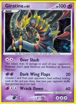 Giratina Lv.63 10/127 Reverse Holo Rare – 2009 Pokemon Platinum - Image 1