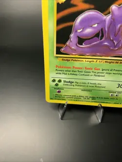 Muk 28/62 NM-LP- Fossil- Non Holo Rare- Vintage Pokemon Trading Card Game- WOTC - Image 4
