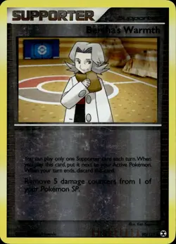 BERTHA'S WARMTH 90/111 UNCOMMON RISING RIVALS POKEMON REVERSE HOLO MP - Image 1