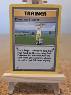 Pokemon TCG Pokemon Breeder Base Set 76/102 HP - Image 1