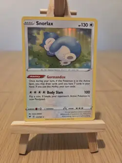 Pokemon Card Snorlax 131/185 Vivid Voltage Set Holo Rare Near Mint - Image 1