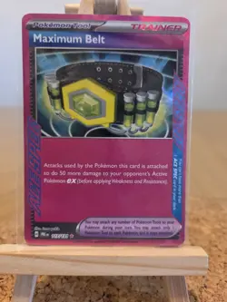 Maximum Belt TEF/PRE ACE SPEC Rare Temporal Forces Pokemon NM - Image 1