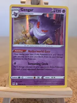 Pokemon Card Gengar Lost Origin Rare 066/196 - Image 1