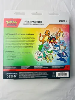 Pokemon TCG First Partner Illustration Collection Series 1 Box Promo Booster - Image 2