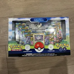 Pokemon Go Radiant Eevee Premium Collection Box Factory Sealed - Image 1
