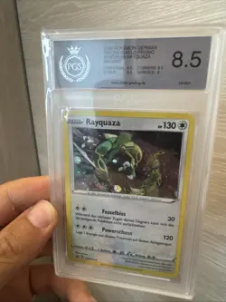 TCG Pokemon Rayquaza Promo PGS 8.5 NM-Mint - Image 1