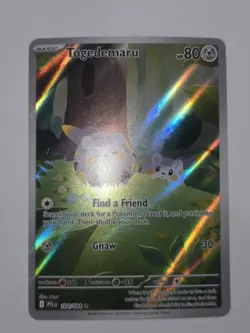 Pokemon TCG Togedemaru Phantasmal Flames 104/094 Holo Illustration Rare - Image 2