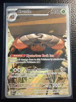 Crustle - 186/182 Pokemon TCG Destined Rivals, Illustration Rare, English - MINT - Image 1