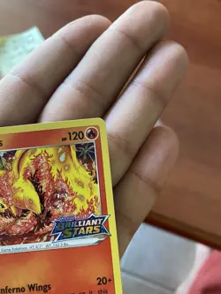 Moltres SWSH185 MINT Promo Stamped 2022 Brilliant Stars Black Star Pokemon TCG - Image 5
