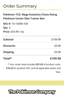 Pokemon TCG Chaos Rising Pokemon Center ETB. Order Confirmed ✅ Post same day 📦 - Image 2