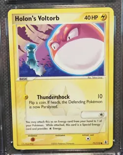 Holon's Voltorb 71/113 EX Delta Species 2005 Pokemon CGC 8.5 NM/Mint - Image 3