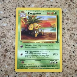 Pokemon Exeggutor 35/64 Jungle Stage 1 80 HP Uncommon Regular WOTC - Image 1