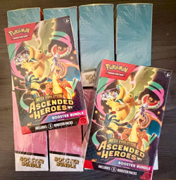 Pokemon TCG Mega Evolution Ascended Heroes Booster Bundle Lot 10x - Image 1