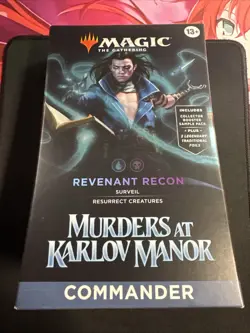 Magic The Gathering Murders at Karlov Manor Commander Deck Revenant Recon New - Image 1