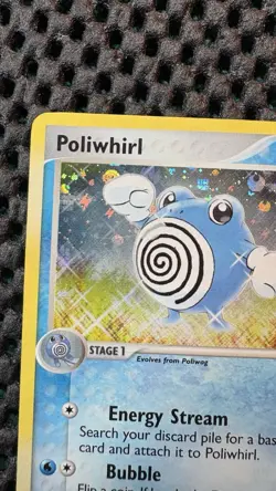 2004 POKEMON EX FIRE RED & LEAF GREEN 46 POLIWHIRL-REVERSE FOIL - Image 2