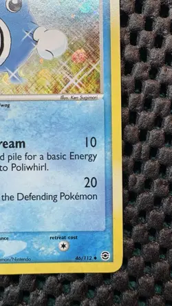 2004 POKEMON EX FIRE RED & LEAF GREEN 46 POLIWHIRL-REVERSE FOIL - Image 4