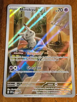 2024 POKEMON TCG Mimikyu 075 Sv: Scarlet & Violet Illustration Rare Promo - Image 1