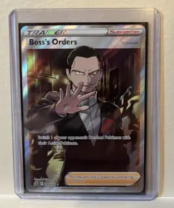 Pokemon TCG Boss's Orders Giovanni 189/192 Rebel Clash Holo Rare English - Image 2