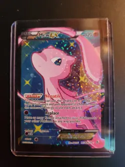 Pokemon Mew EX Ultra Rare Full Art Holo Radiant Collection RC24/RC25 English - Image 1