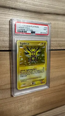 2009 Pokemon Platinum Zapdos - Holo Supreme Victors #150 PSA 9 MINT LOW POP - Image 5