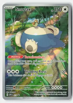 Snorlax 051 HOLO Promo Scarlet & Violet Promo Pokemon Holo Near Mint GOSSAN - Image 1