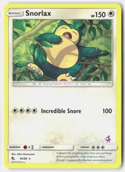 Snorlax - 50/68 (Mewtwo Stamped) 050/068 Battle Academy NM Akira Komayama - Image 1