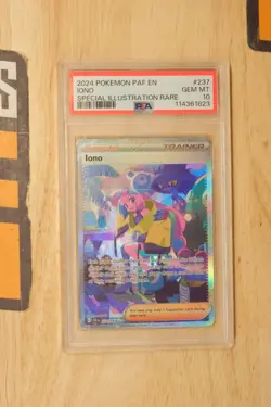 2024 Pokemon PAF EN IONO SPECIAL ILLUSTRATION RARE 237/091 PSA 10 - Image 1