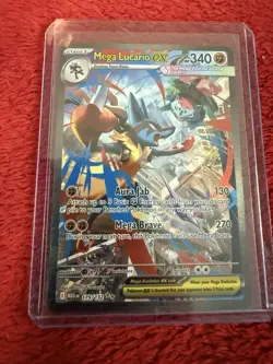 Pokemon TCG Mega Lucario EX Sir 179/132 Mega Evolution English - Image 1