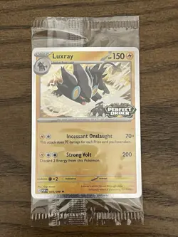 Pokemon Luxray 028/088 Perfect Order - Best Buy - Stamped Promo - Sealed - Image 1