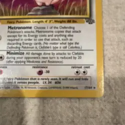 Rare Pokemon TCG Clefable Jungle 17/64 English Unlimited 1999 70 HP - Image 4