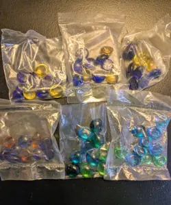 Pokemon Vintage Damage Counters 6 Bag Base Set Fossil Jungle - Image 1
