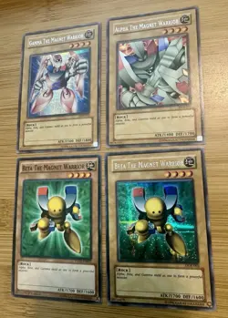 Yu-Gi-Oh Magnet Warrior Set Alpha Beta Gamma Lot + Extra Beta Valkyrion Ready - Image 1