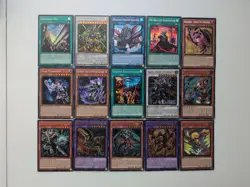 Lot Of (15) Yugioh Dueling Heroes Prismatic Secret & Ultra Rare Cards - Image 1