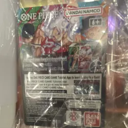 Bandai Namco One Piece CCG Monkey D. Luffy Rush Voyage Promo Holo Card + POSTER - Image 2