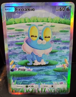 Spinning Fates Froakie Holo FAN ART CARD - Image 1