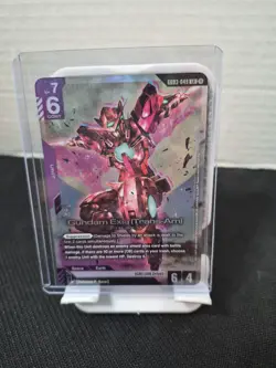 Gundam Card Game GD03-049 LR Gundam Exia (Trans-Am) Foil Bandai - Image 2