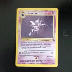 Pokemon Haunter Base Set 6/62 Card Lot 2 Cards 1999 Wizards of the Coast - Image 2