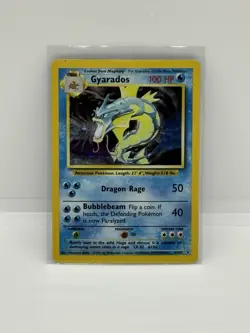 1999 Pokemon Gyarados Holo Rare Card Base Set 6/102 Vintage - Image 1