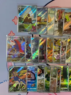 Japanese Pokemon TCG Illustration Rare/Full Art Card Set Lot of 39 - Image 2