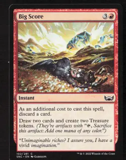 Big Score Streets of New Capenna #102 LP Magic the Gathering - Image 1