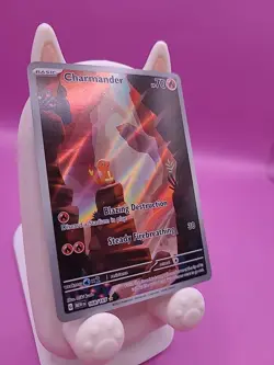 Pokemon TCG Charmander 168/165 SV: 151 Illustration Rare Holo Card NM - Image 2