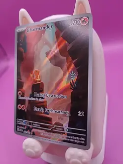 Pokemon TCG Charmander 168/165 SV: 151 Illustration Rare Holo Card NM - Image 3