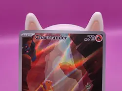 Pokemon TCG Charmander 168/165 SV: 151 Illustration Rare Holo Card NM - Image 4