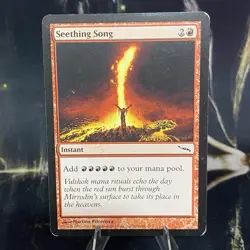 Magic the Gathering - Seething Song - Mirrodin- LP - MTG Card - Image 1